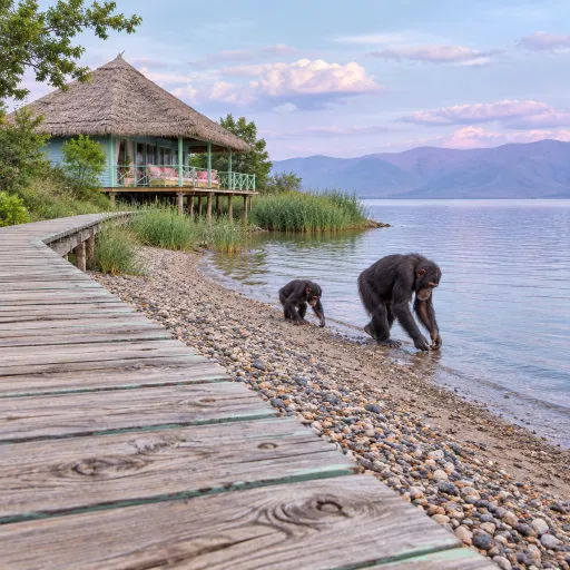 Chimpanzees and a Lake Tanganyika shore: the western stays built around the great apes