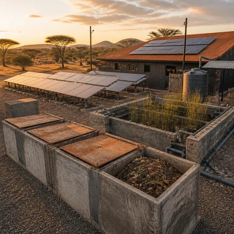 Solar panels, composting and grey-water gardens: what sustainability looks like behind the scenes at a Tanzanian camp