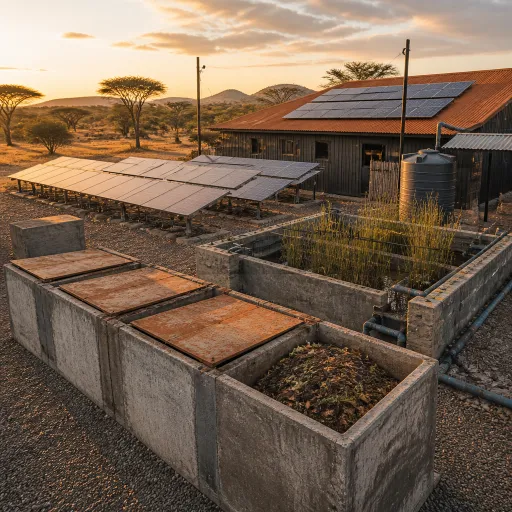 Solar panels, composting and grey-water gardens: what sustainability looks like behind the scenes at a Tanzanian camp